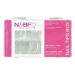 N & BF Nagel Tips Edge/angular |NAGELTIP SET 500 pieces clear |Sorting box professional nail extensions flexible & versatile |Art nails Made in EU |Square nail tips in 10 different sizes
