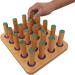 18x14x2cm Finger Dexterity Pegboard Hand Rehabilitation Board Fine Motor Skills Exercise Hand Eye Coordination Pegboard Wood Pegboard for Hand Fine Motor Skills Weight: about 600g - Buy Online on GoSupps.com