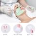 DUAIU Silicone Face Mask Brush Set - 2PCS Pink | Facial Applicator Tool for Mask, Eye Cream, Mud, Clay | Soft Silicone Head for DIY Masks - Buy Online on GoSupps.com