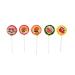 Handmade Fruit Lollipops - 30 Bulk Pack (8g Each) - Colorful Designs for Kids | International Shipping Available - Buy Online on GoSupps.com
