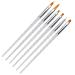 6 Pieces Sets Nail Art Brush Nails Painting Brush Pen Point Drill Dotting Drawing Tools for Hand Manicure