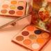 Docolor Gemstone Shadow Palette - 9 Highly Pigmented Colors for Naked, Smokey, and Glitter Makeup Looks | Long Lasting, Waterproof Formula - Orange - Buy Online on GoSupps.com