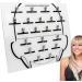 Hair Extension Board Wooden Thread Rack Holder Acrylic Hair Extension Holder Board Wig Sectioning Display Grafting Plate For Hairpieces Home Salon Shop head white - Buy Online on GoSupps.com