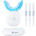 Teeth Whitening Kit | 32X LED Light & Gel Pen | Non-Sensitive Tooth Whitener - Portable Waterproof Professional Oral Care Tools - Buy Online on GoSupps.com