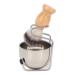 Shaving Brush Shaving Brushes for Men Wooden Handle Is Comfortable to Hold Easy to Clean 3 in 1 Men Shaving Brush Set For Beauty Enthusiasts Seeking Quality Convenience