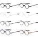 VEVESMUNDO Flexible Round Reading Glasses Set for Men & Women - 8 Pcs 2.0x Bendable Eyeglasses - Buy Online on GoSupps.com