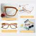 Eyekepper High Quality Oversized Rectangular Reading Glasses for Women - Brown +4.00 Reading Aid - Buy Online on GoSupps.com