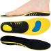 Orshawer Arch Support Plantar Fasciitis Insoles for Men and Women Shoe Inserts  Standing All Day Gel Insert  Foot Pain (Yellow  L(Men 9.5-11/Women 10.5-12)) Yellow L(Men 9.5-11/Women 10.5-12)