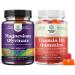 Bundle of Pure Magnesium Glycinate Supplement 400mg Per Serving for Mood Sleep & Relaxation Support and Vitamin D3 Gummies for Daily Wellness with 2000IU per Serving Bone Muscle & Immune Support