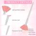 60 Pcs Soft Fan Facial Brushes for Peel Masks & Makeup - Pink - Buy Online on GoSupps.com