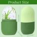 Premium Green Ice Roller Face Silicone Reusable Ice Roller for Smooth Skin Reduces Puffiness & Illuminates Eyes - Buy Online on GoSupps.com