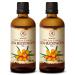 Sanddorn oil 200ml - Hippophae Rhamnoides - 2x100ml - Cold -pressed - sand buckthorn oil - Sea Buckthorn Oil - Pure & Naturally - carrier oil - care oil - body oil - for skin care - face - body care