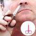 IOIUSKKU Nail Cuticle Nippers Stainless Steel Scissors Eyebrow Trimmer Trimming Tool Fuchsia - Buy Online on GoSupps.com