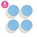 Super Soft Bamboobies Nursing Pads - Reusable & Washable Breast Pads for Breastfeeding - Milk Proof Bamboo Rayon Liner - Blue, 4 Pairs - Perfect Baby Shower Gifts - Buy Online on GoSupps.com