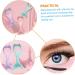 DOITOOL Mascara Brush Makeup Stickers Guard Eyelashes Brush Women Silicone Eyeliner Aid Mermaid Tail Eyelashes Eyeliner Shield Beauty Tools Woman Silica Gel Multifunction Pink Drawing Tool 15X5.7CM Pink - Buy Online on GoSupps.com