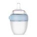 HOFISH Silicone Baby Bottle  Anti-Colic  Natural Feel  Easy to Clean Blue  5 Ounce for 0-6m Blue 1 Count (Pack of 1)
