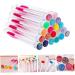 PACKOVE 20 Pi ces Ensemble de tubes de brosse cils fouetter mascara tube baguettes Bagues de mascara r utilisables brosse cils tube vide fibre artificielle Colorful Couleurs assorties - Buy Online on GoSupps.com