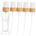 minkissy 5pcs Spray Bottle Nozzles Fine Mist Spray Tops for Cosmetics Essential Oil Bamboo Trim Leakproof Seal