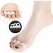 Buy Hammer Toe Corrector & Cushion | Soft Gel Toe Spreader & Separator - Reduce Pain & Prevent Hallux Valgus (4 Pack) - Buy Online on GoSupps.com