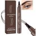Eyebrow Pencil with 4 Tip for Natural Eyebrow Makeup Eyebrow Long-Lasting Eye Brow Pencils for Women Eyebrow Pen (02) - Buy Online on GoSupps.com