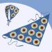CAZSTYK Crochet Flower Head Scarf Headband Elegant Hair Scarf Bandanas Hairpiece Spring Hairband Women French Photo Headscarf Colored grid - Buy Online on GoSupps.com