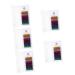 FOMIYES 30 Pairs Glitter False Eyelashes Lash Extension Eyelashes with Color Cosmetic Lashes Color Lashes Strips Colored Lash Long Fake Eyelashes Party Eyelashes Cosplay Set Fiber