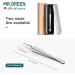 MR.GREEN Ingrown Hair Tweezers Needle Nose Pointed Tips Tweezers for Eyebrows Splinters Blackhead Removal Precision Stainless Steel Clip Extractor (Short) - Buy Online on GoSupps.com