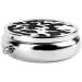 Buy Black Grey White Camo Round Pill Box - 3 Compartment Portable Travel Medicine Organizer - Buy Online on GoSupps.com