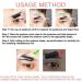 QUUPY Precision Eyebrow Trimmer Shear Scissors - Stainless Steel Beauty Tool with Comb and Non-Slip Grips - Buy Online on GoSupps.com