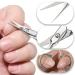 Professional Stainless Steel Cuticle Scissors Hardened Steel Cuticle Scissors - Buy Online on GoSupps.com