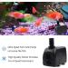 Lveal Water Pump 300GPH (1200L/H 21W) Submersible Pump 48 Hours Dry Burning Fountain Submersible Water Pump for Aquarium Fish Tank Pond Statuary Hydroponics with 5.9ft Power Cord 3 Nozzle (300GPH) - Buy Online on GoSupps.com