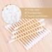 Decdeal Cotton Swabs - 1000 Count Double Tip Ear Cleaning Swabs with Wooden Sticks for Gentle Hygiene - Buy Online on GoSupps.com