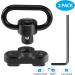 FANGOSS Two Point & Traditional Mlock Sling Rail Mounts with 1.25 Inch QD Push Button Swivel Loop - 2 Pack - Buy Online on GoSupps.com