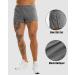 Ouber Men's 2 Running Shorts with Liner - Grey Large | Workout & Gym Shorts - Buy Online on GoSupps.com