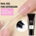 White Builder Gel Nail Extension Kit with Slip Solution & Nail Forms - Long Lasting All-in-One Poly Gel Starter Kit for DIY Nail Art - Buy Online on GoSupps.com