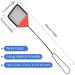 KKRAUS Iron Heavy Duty Fly Swatter Manual Durable with Long Handle Fly Swatters for Outdoor Bug Mosquitoes 3 Pack Flyswatter - Buy Online on GoSupps.com