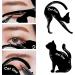 Cat Eyeliner Guides Easy Quick Makeup Tool Eye Liner Stencils Templates Black StylishNice and Fashion - Buy Online on GoSupps.com