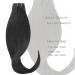 Buy If Salife Clip in Extensions - 70g 7Pcs Real Hair Natural Black 55cm - Remy Clip in Hair Extensions - Buy Online on GoSupps.com