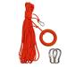 YF-ANEN 98.4 Ft Professional Water Floating Lifesaving Rope,Outdoor Floating Lifeguard Rescue Lifelin Throwing Rope with Handle (Orange)