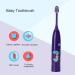 Mermaid Purple Electric Toothbrush - Waterproof 6000 RPM Soft PBT Brush for Kids | Cartoon Pattern Dental Care Device - 1 Pack - Buy Online on GoSupps.com