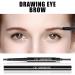 QIC 0.3g Double-Headed Eyebrow Pencil | Waterproof Triangle Refill & Brush | Light Brown Shade | Long-Lasting Eyebrow Pen for Beginner | Cosmetic Eye Makeup Tool - Buy Online on GoSupps.com