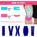Kinesiology Tape for Athletes - Waterproof Latex Free Breathable & Supportive | 5 Rolls in 5 Colors - Buy Online on GoSupps.com