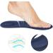 Orthotic Arch Support Insole for Flat Feet | Memory Foam Shoe Pad for Plantar Fasciitis - Comfort Accessory for Men (Dark Blue) - Buy Online on GoSupps.com