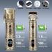 Hatteker Professional Hair Clipper & T-Blade Trimmer Set for Men - Cordless Rechargeable Grooming Kit with LED Display (Gold) | Best International Shipping - Buy Online on GoSupps.com