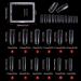 120pcs Clear Dual Nail Forms System with File - Acrylic Nail Mold for Extensions & Nail Art - Manicure Tools - Buy Online on GoSupps.com