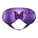 Lovely Purple Butterflys print Unisex Sleeping Eye Mask Soft Blocking Eye Mask Adjustable Strap Sleeping Face mask