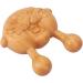 Sandalwood Facial Massage Comb - Wooden Gua Sha for Neck Eyes and Face - Small Tiger Shape - Buy Online on GoSupps.com