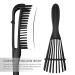 Detangling Brush for Afro American Hair | Textured 3a-4c Kinky Coils | Wet/Dry, Thick, Long, Curly Hair Detangler - Black - Buy Online on GoSupps.com