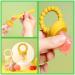 Baby Fruit Food Feeder Pacifier Teether for Babies 4 M+ Milk Frozen Set 2in1 Teether Toy Made of Soft Silicone Feeder for Infant Safely Self Feeding BPA-Free Grey-green - Buy Online on GoSupps.com