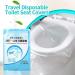 EGV-50 Pcs Disposable Plastic Toilet Seat Covers for Baby & Pregnant Women | Waterproof WC Cushion in Independent Packaging - Ideal for Travel - Buy Online on GoSupps.com